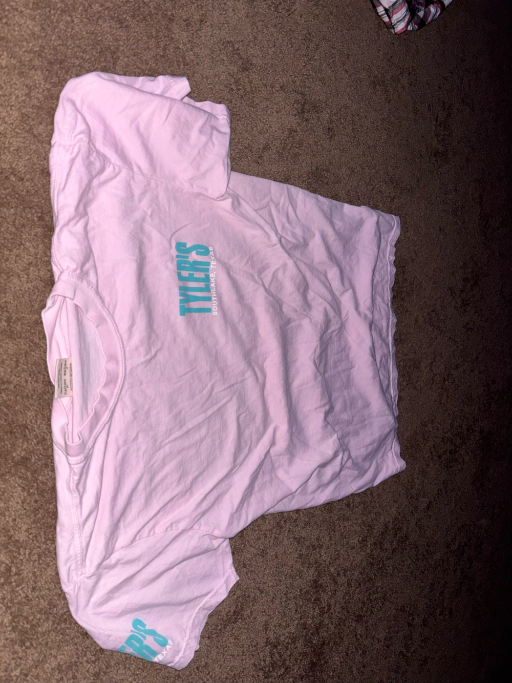 Tyler's Pink Short Sleeve Graphic Tee- Never worn